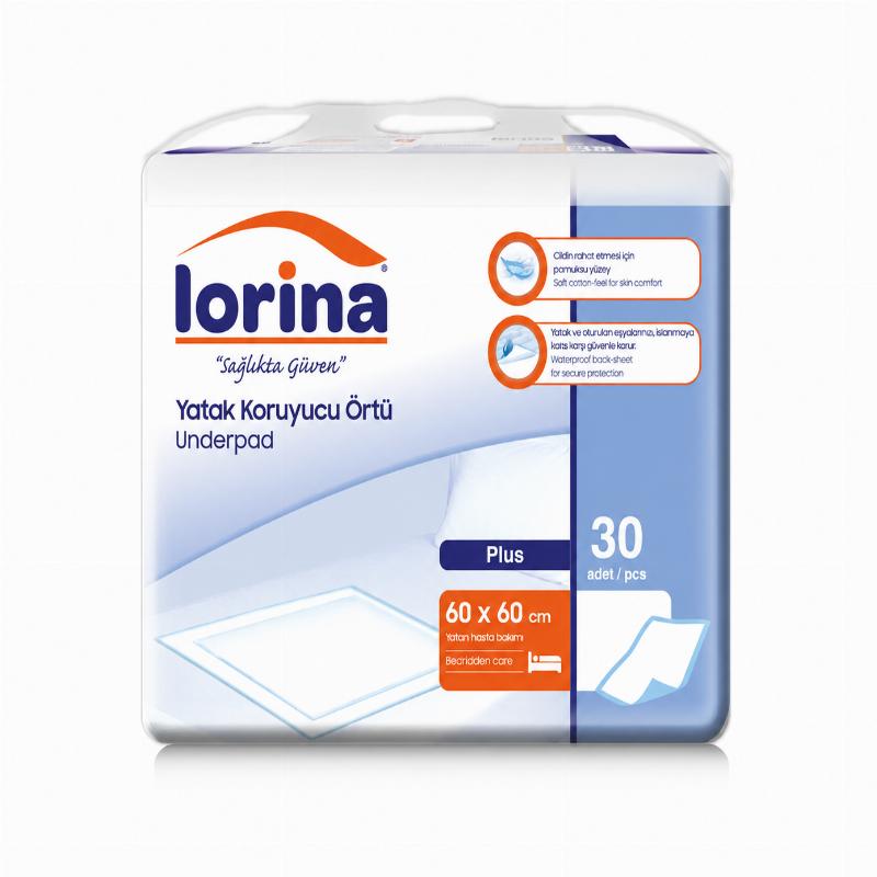 Пелюшки ТМ Lorina 60х60 см